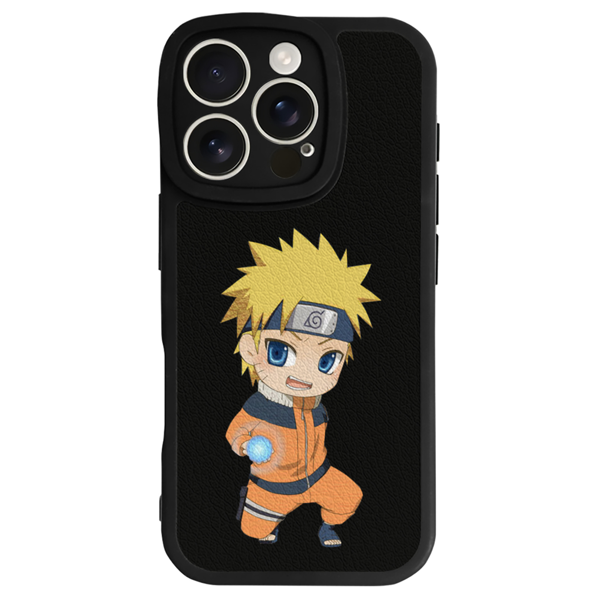 （画像用） NARUTO -ナルト- うずまき ナルト Uzumaki Naruto 【iPhone 16シリーズ対応】シリコンスマホケース（レザー調） 材質：シリコン